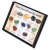 15 Kinds Crystal Gemstones Ornament Colorful Feng Shui Meditation Decoration for Collectors