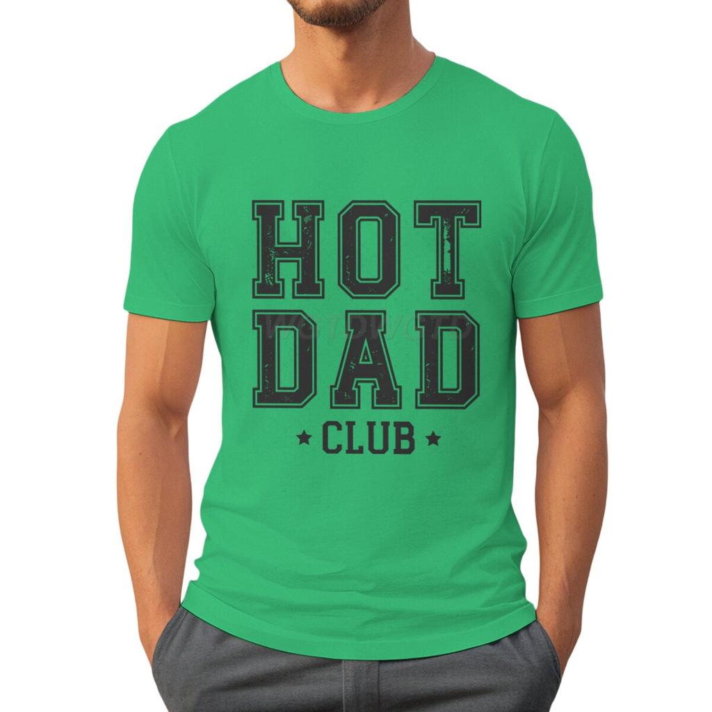 Футболки Hot Dad Club для мужчин Летние футболки с коротким рукавом День отца Классические топы Тай-дай Мужская одежда Круглый вырез Папа Повседневные топы