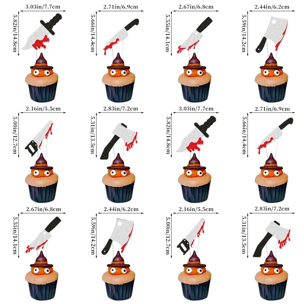 250,000 Holy Day Party Decoration Horror Blood Theme Birthday Flag Blood Knife Latte Power Strip Set