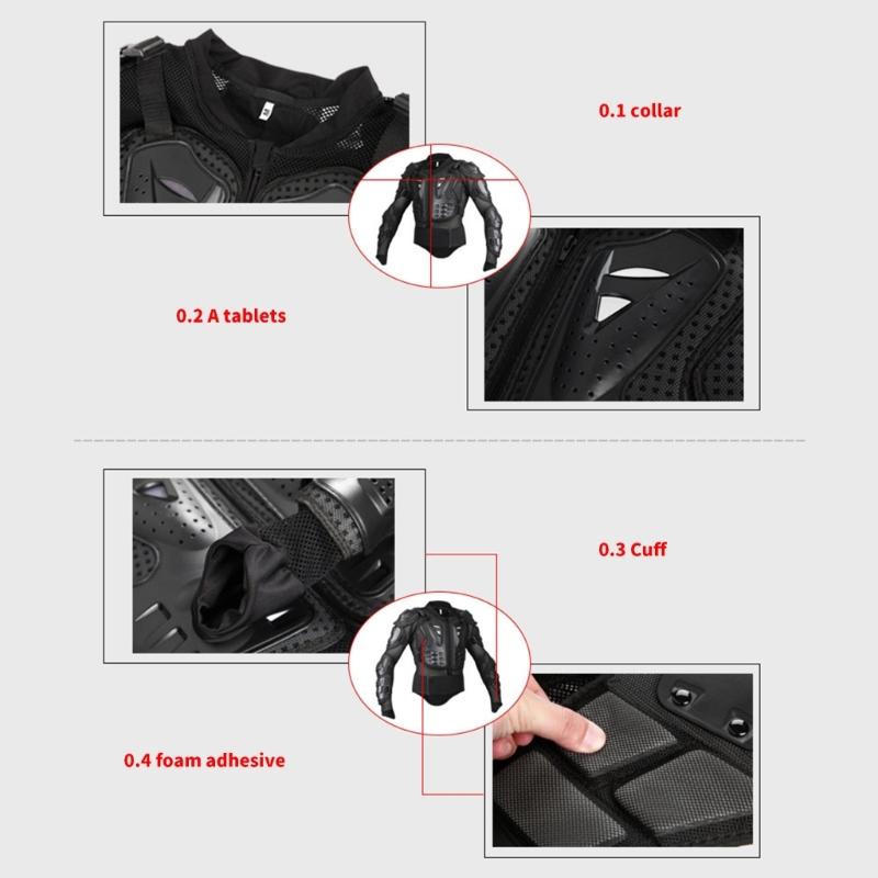 Men New Motorcycle Jackets Body Armors Motocross Racing Jackets Approval Motorbike Protecting Gear