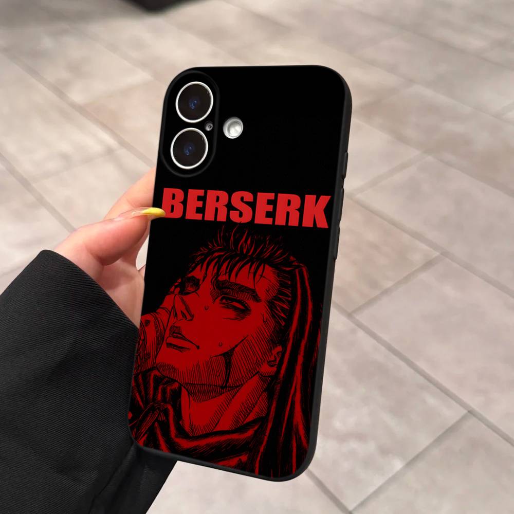 Comic Cool Berserk For Iphone 17 16 15 14 11 12 13 Pro Max Plus Case Cute Art Phone Cover
