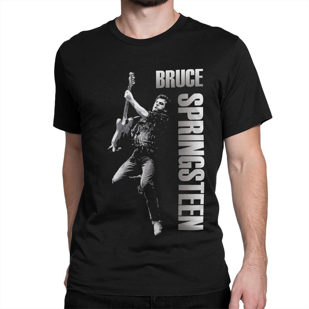 Bruce The E Street Band Springsteen Thunder Road Camisetas Hombre Mujer Algodón Puro Camiseta Divertida Camiseta Ropa Idea de Regalo