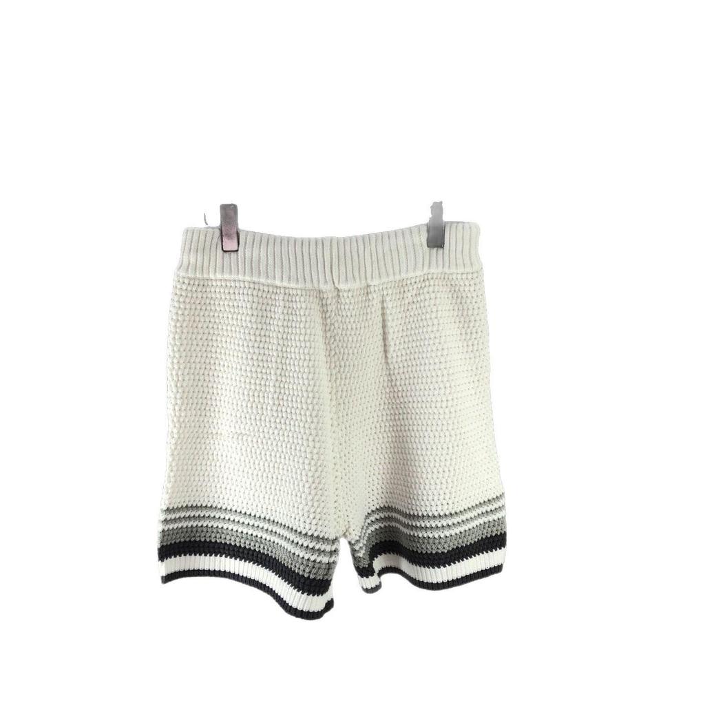 Unisex Europäischer Stil Kurzarm Strickwaren-Set - Wollpullover mit Jacquardmuster