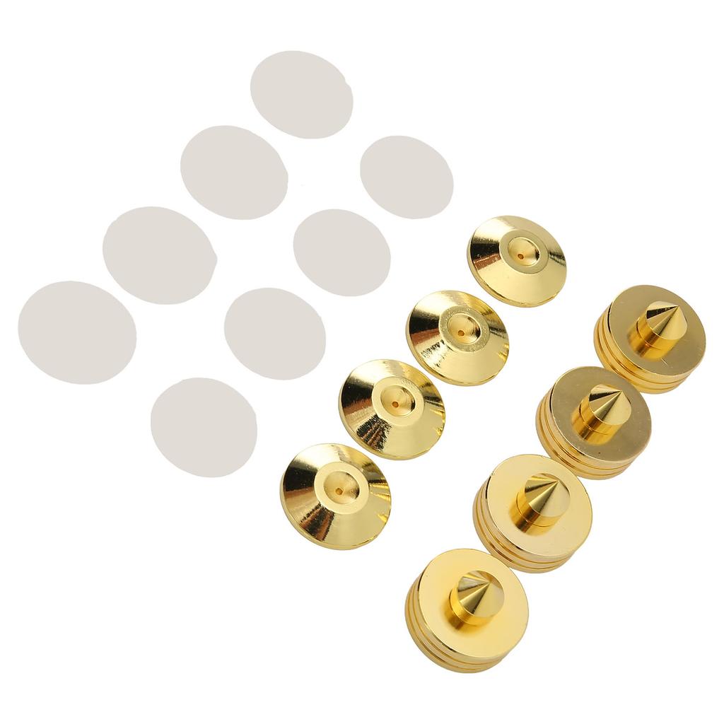 4Set Vârfuri Difuzoare Absorbție Șoc Prevenire Alunecare Aliaj Zinc Vârfuri Difuzoare Protecții Pardoseală pentru Amplificator