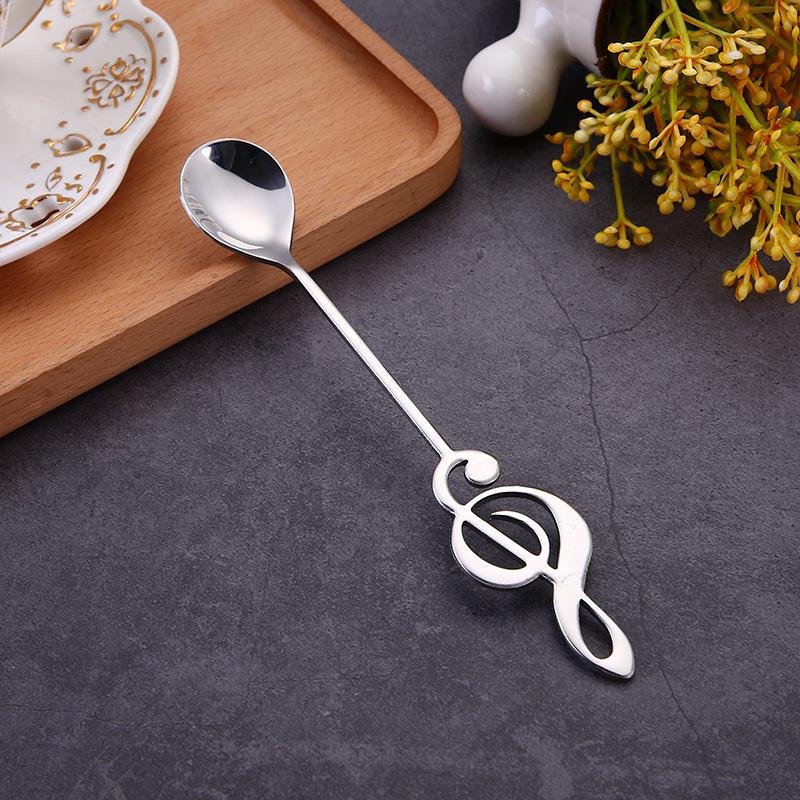 304 Stainless Steel Creative Spoon for Coffee, Ice Cream, Dessert, Stirring, and Souvenir.