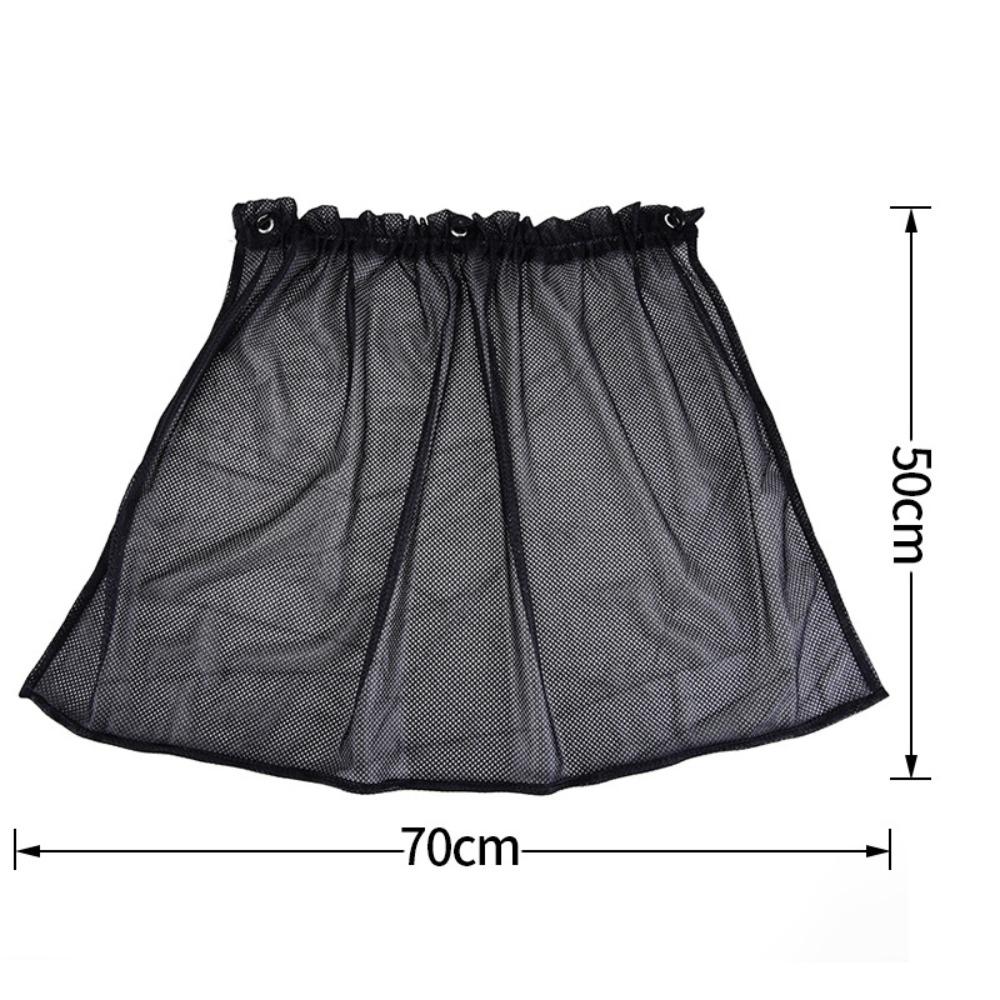 2pcs Sun Protection Car Sunscreen Curtains Sun Side Window Shade Curtain  Car Interior Accessories