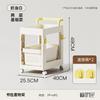 Mobile Bookshelf with Wheels Student Desk Organizer Office Book Storage Stand Layered Floor Standing Shelf for Home And Office