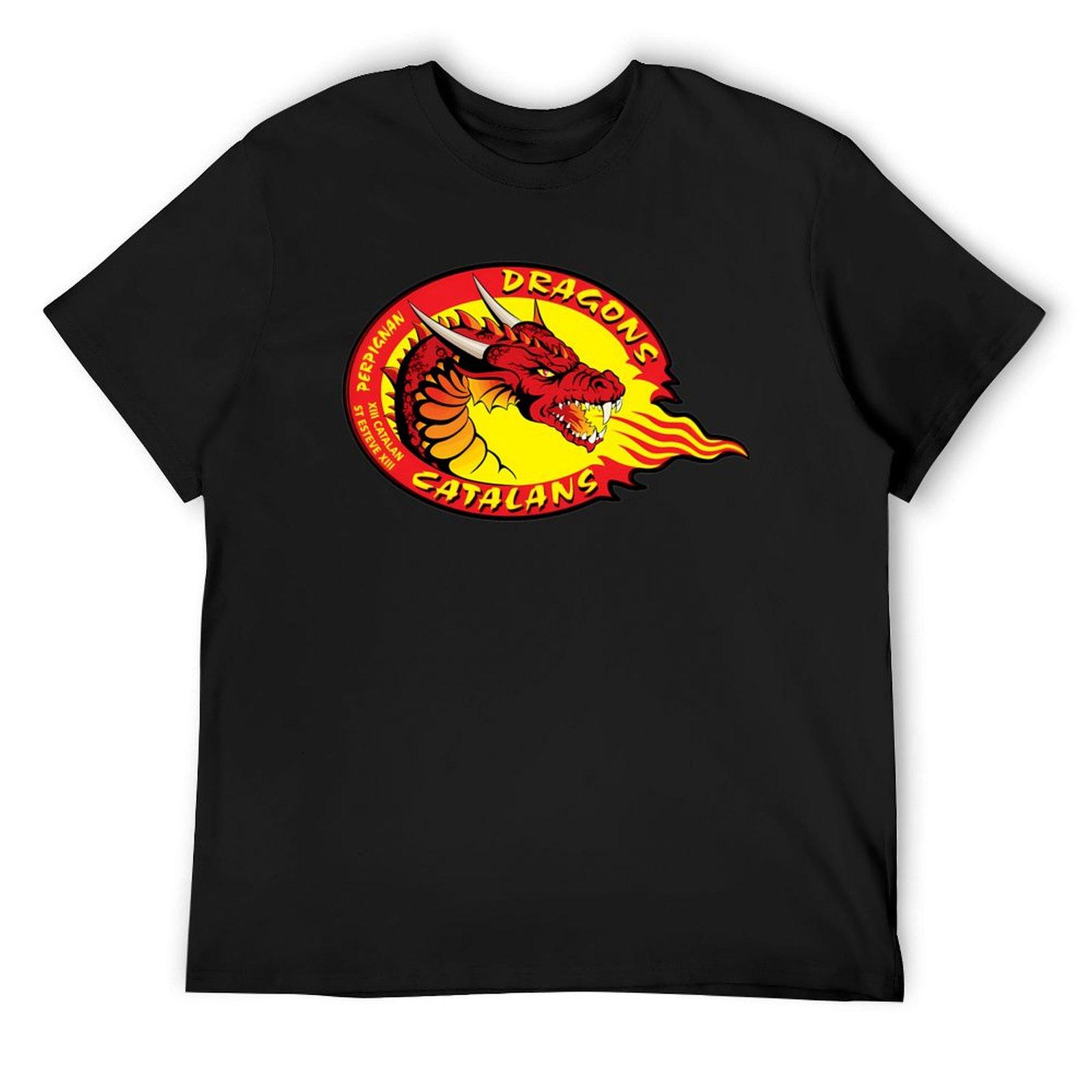 

Dragons-Catalans T-Shirt tshirts personalised customs design your own oversized mens tall t shirts 4XL