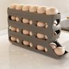Plastic Egg Roller Rack Space Saving Refrigerator Egg Storage Box  for Kitchen Dedicated
