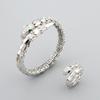 2025 Gold-plated Zircon Snake Bracelet Bare Body Diamond Spring Snake Scale Snake Bone Women's Hand Jewelry