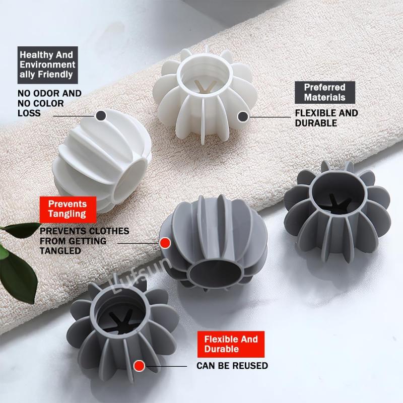 2/5/10/20PCS Laundry Ball Reusable Clothes Hair Cleaning Tool Pet Hair Remover Washing Machine Cat Hair Catcher Laundry Ball