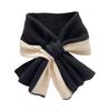 Women Scarf Patchwork Color Soft Comfortable Wrap Around Design Winter Scarf Neck Care Fashion Accessories
