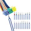 Essential Car Terminal Release Tool Kit, Electrical Wiring Pin Remover Suitable for Vehicle Maintenance Home Garage Use