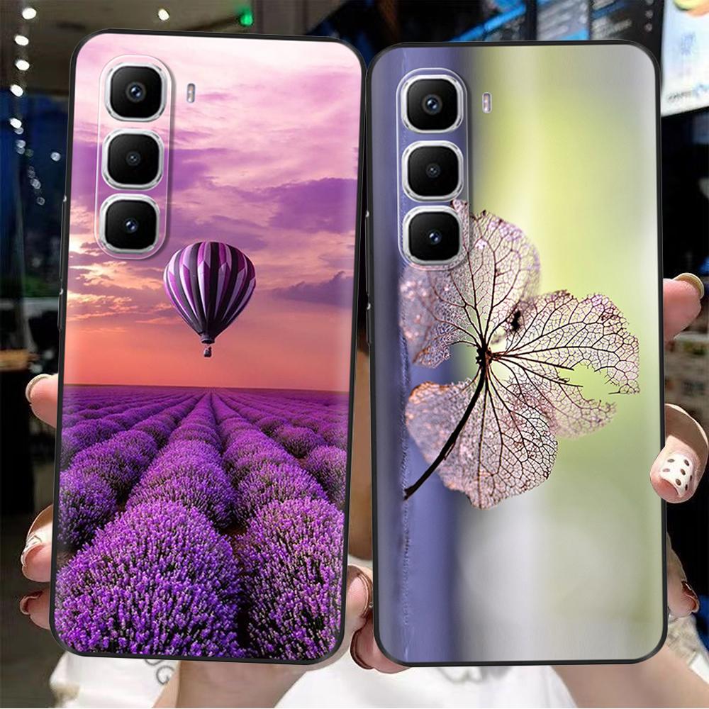 For Infinix Hot 60 Pro Plus Case Popular Love Heart Flower Soft TPU Silicone Back Cover For Infinix Hot 60i Hot60 Pro Phone Case