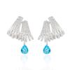 S925 Silver Needle Korean Luxury Multi-Circle Hollow Earrings