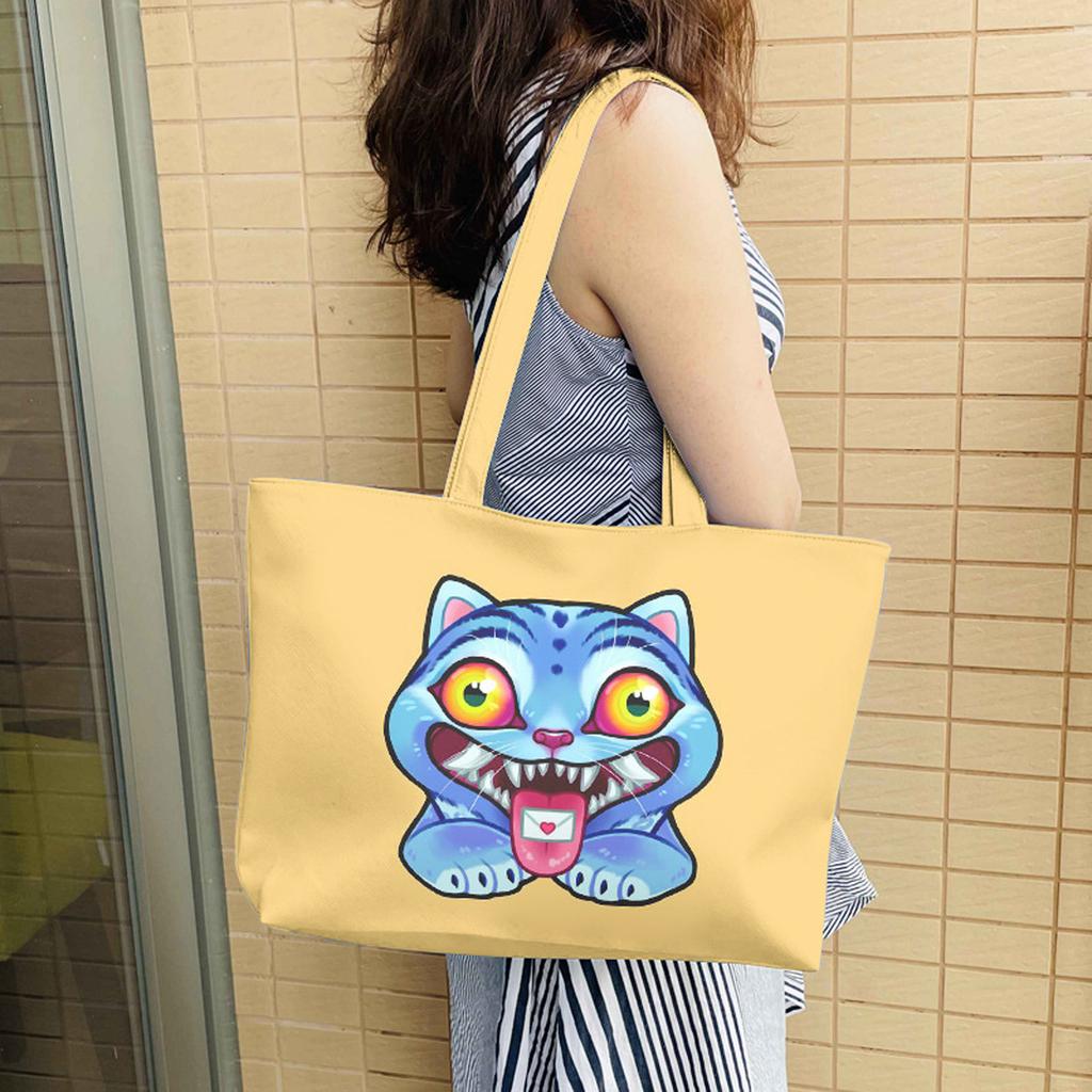 Group One-shoulder Leather Bag Tote Bag One-shoulder Bag PU Large Capacity  Cartoon