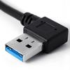 USB 3.0 Type A 90 Degree Right Angled Male To Female Extension Adapter Cable
