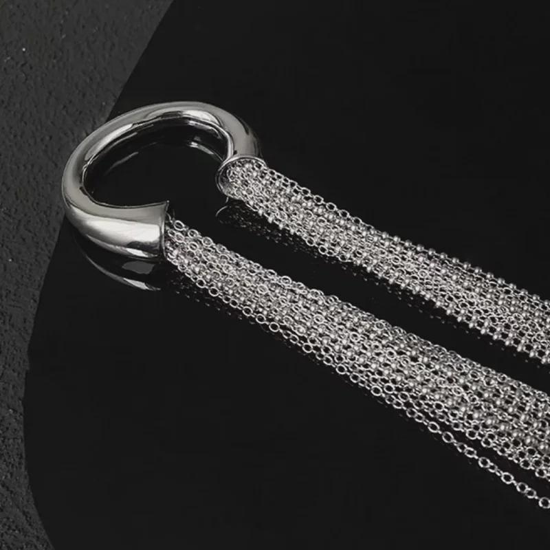 Eleganter Damen 2021 Brautschmuck mit langen Quasten