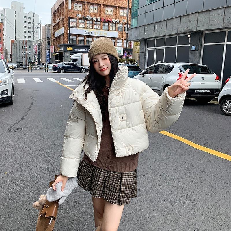 Neue Winter Damen Baumwolljacke Koreanische Version Kurze Baumwolljacke Gepolsterter Brotmantel