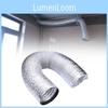 Heavy Duty Aluminum Foil Exhaust Duct With Flexible Steel Wire For Efficient Ventilation
