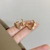 Vintage Creative Metal Irregular Hoop Earrings for Women Retro Punk Hip Hop Metal Geometric Twist Earrings Jewelry Party Gifts