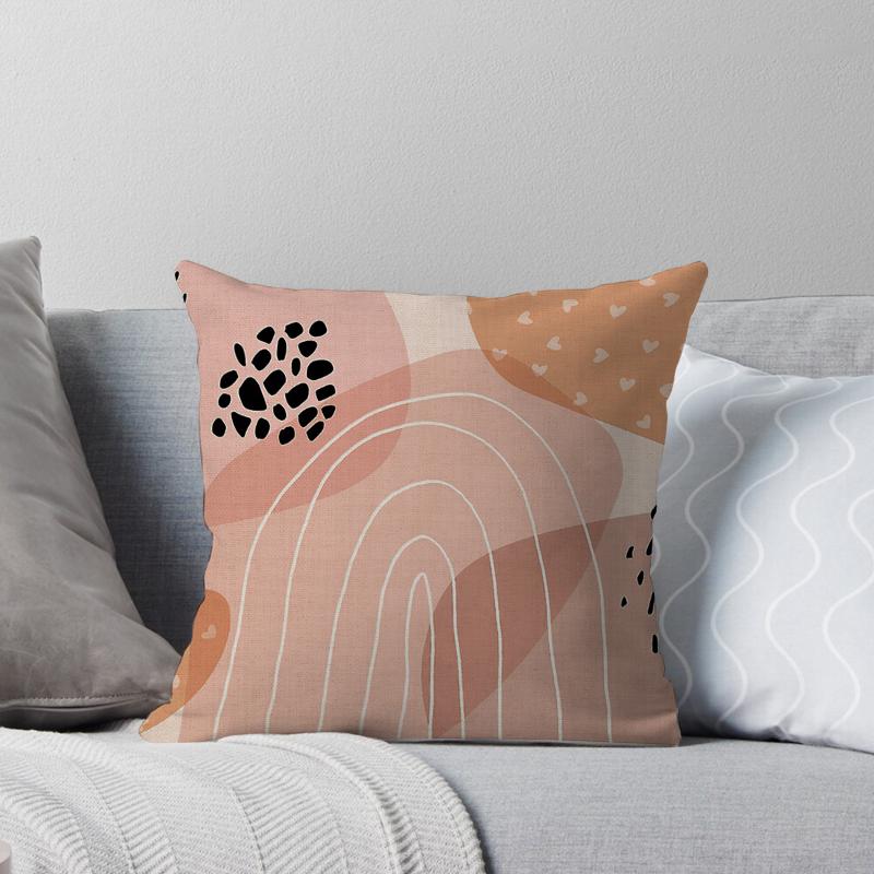 Decorative Home Pillow Case Cushion Covers 45*45 Nordic 40*40 40X40Cm 50X50Cm Irregular Color Block Living Room Boho Geometric