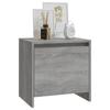 Nightstands 2 pcs Grey Sonoma 45 x 34 x 44.5 cm Particleboard
