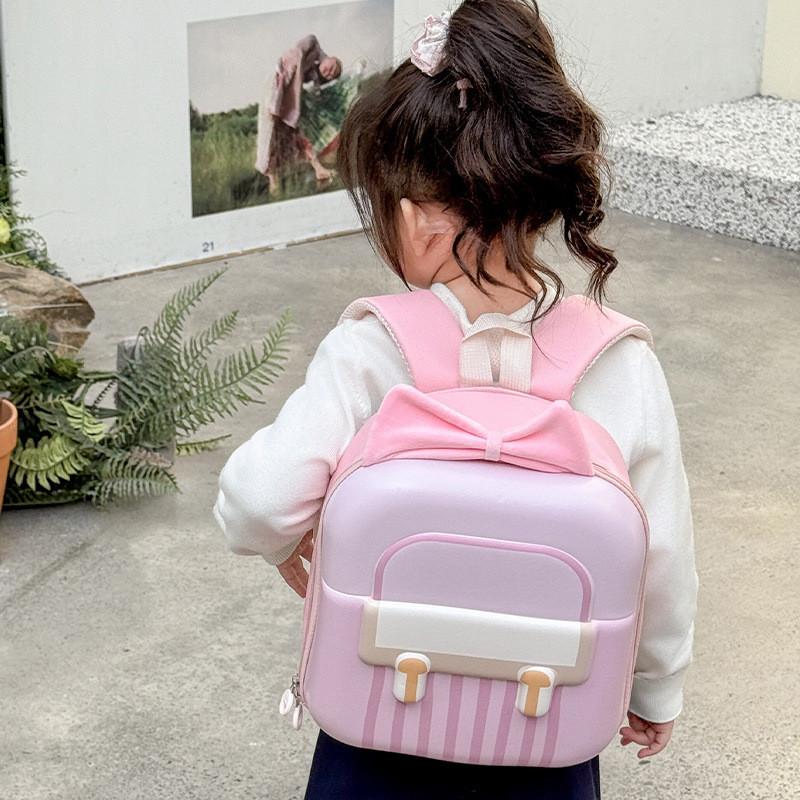 Bow Backpack Mini Schoolbag  Lightweight Kindergarten Student Bag Boy Gifts Girl