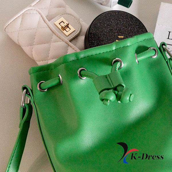 

Soft Mini Bucket Crossbody Bag (3 colors) 17.5x19x9cm чорний