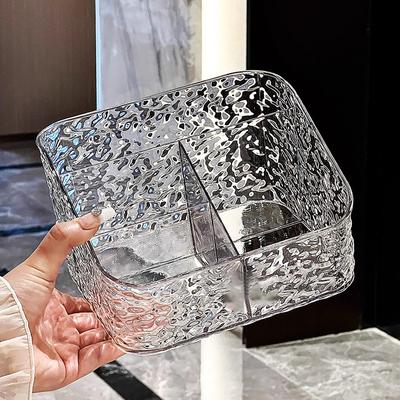 Transparenter Acryl-Make-up-Pinselhalter, Kosmetik-Organizer für den Schreibtisch, Lippenstift-Aufbewahrungsbox, Nagellack-Displayständer, Schmuckschatulle