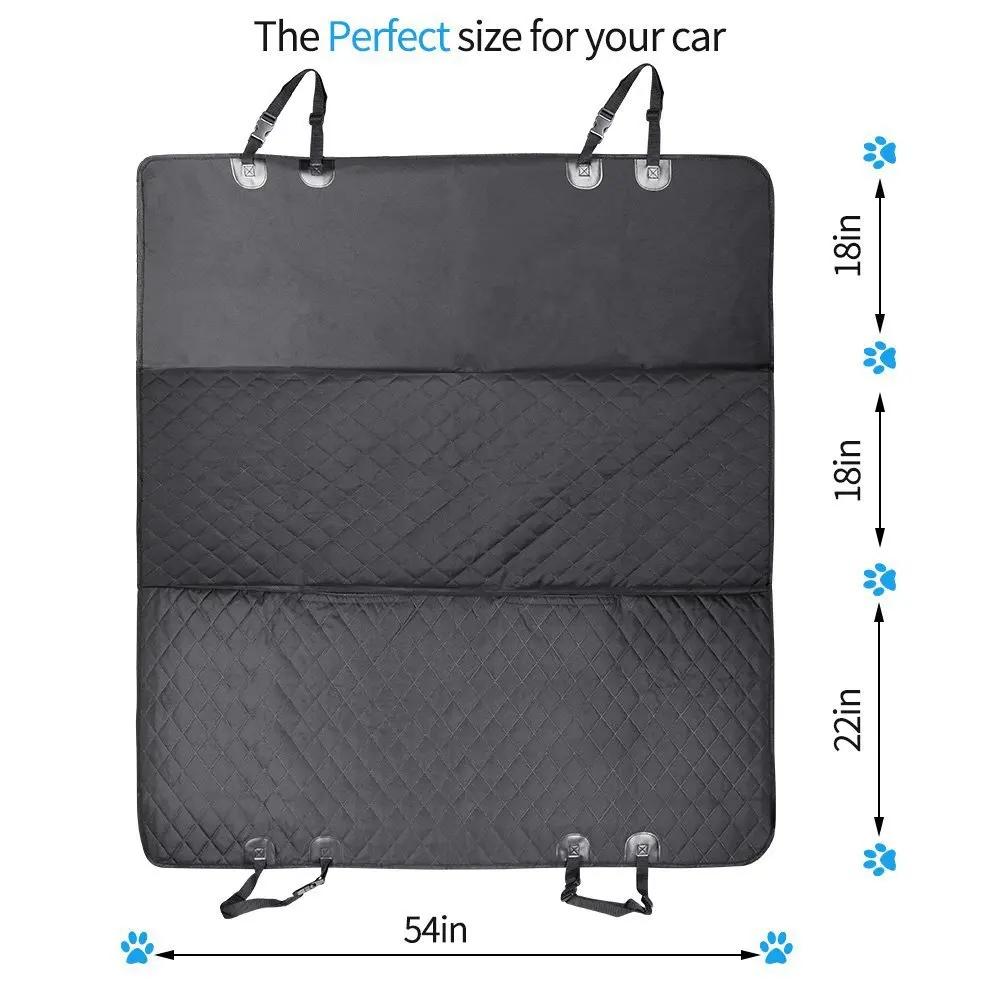 Pet Car Mat Rear Row Waterproof Non-slip Car Seat Cushion Dog Out Car Mat Anti-pad Automobiles Seat Cover Accessories