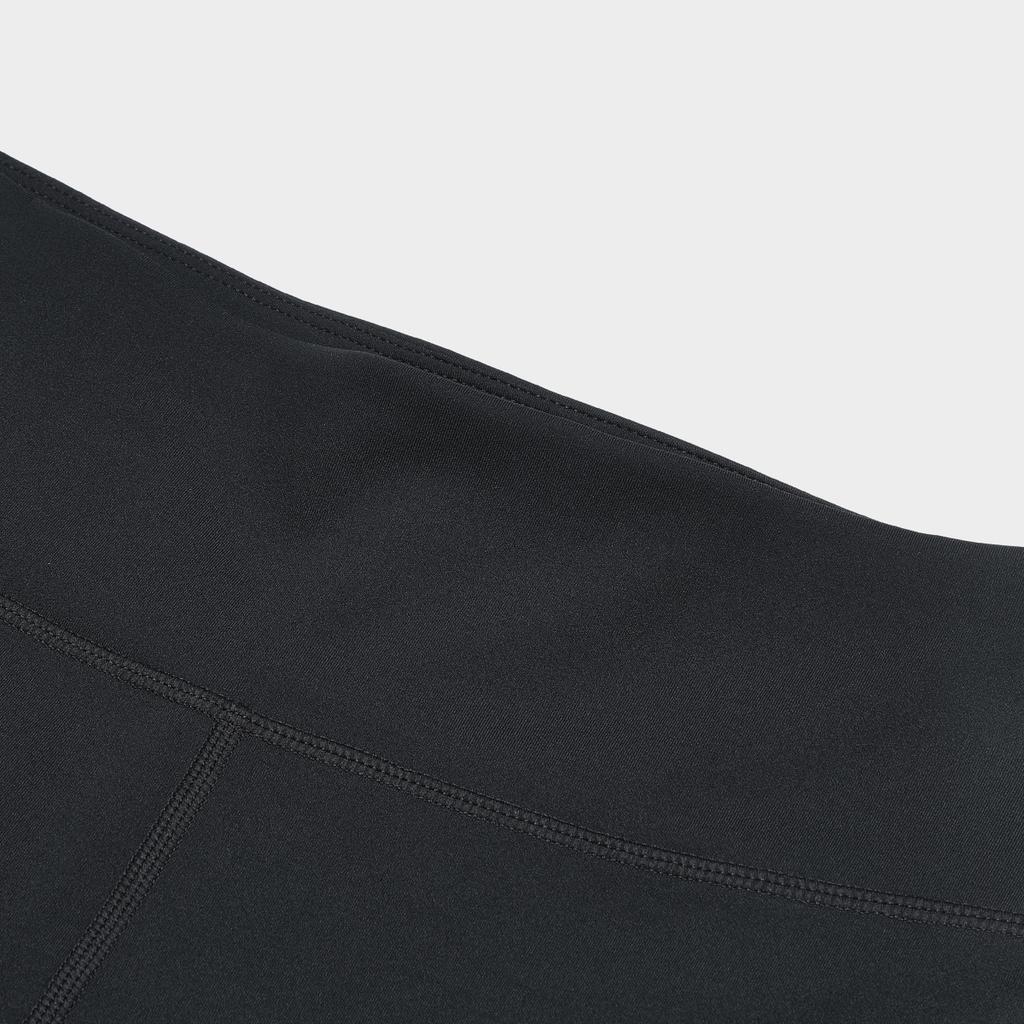FILA Fusion QR Series Letter High Waist Straight Leg Slim Leggings Women leggings Deep-Black T11W326603A-BK