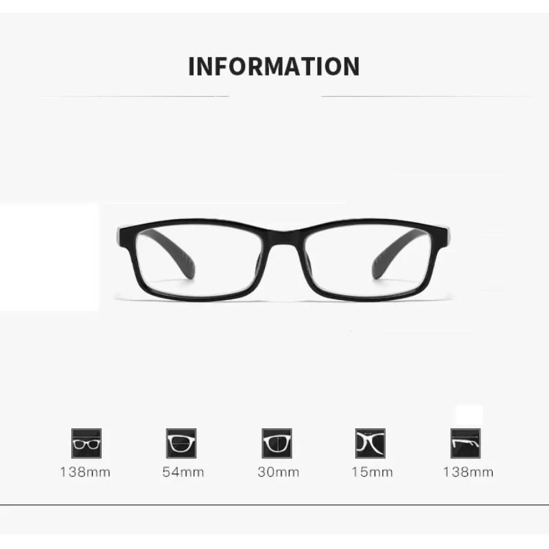 Men Women Retro Pochromic Reading Glasses Vintage Color Changing Multifocal Eyewear Unisex Square Frame Presbyopic Glasses