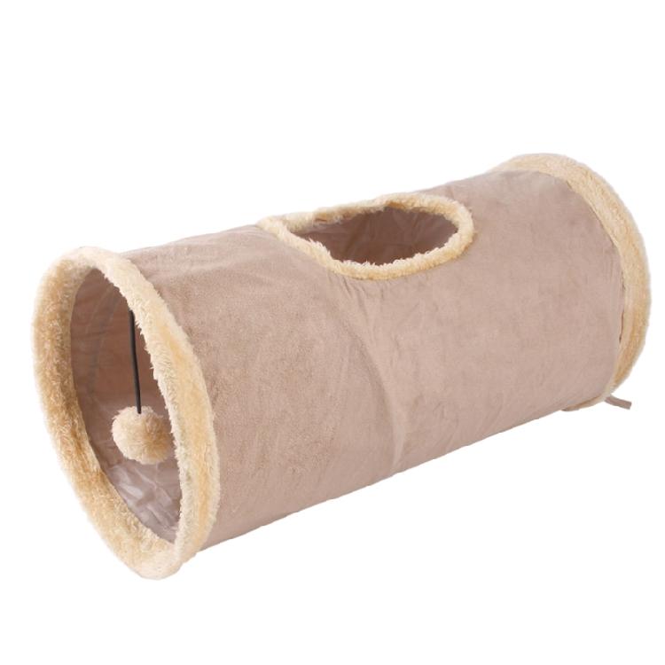 

Cats Tunnel Toy Interactive Toy Soft Foldable Storable Suede Cats Tunnel P хаки