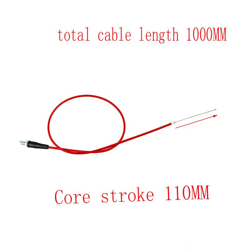 Universal Motorcycle 1000MM/1200MM Straight Head Gas Throttle Cable For SX EXC TC TE KXF CRF YZF WR YZ RM ATV Dirt Pit Bike MX Throttles 2