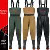 2025 Strapazierfähige, rutschfeste, wasserdichte Watstiefel: Verdickte Ganzkörper-Angel-Latzhosen für Männer & Frauen