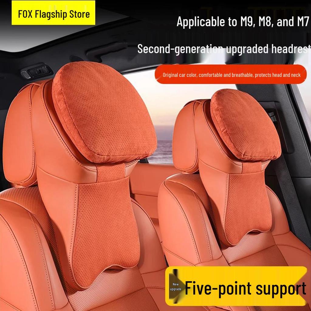 Entwickelt für Maybach M9, M8 und M7, verbessert dieses Auto-Kopfstützkissen den Komfort in Ihrem Fahrzeug.