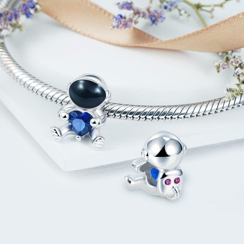 New Copper Duck Mouse Dragon Wolf Pendant Bead Fit Original Charms Bracelet Trinket Jewerly Accessories