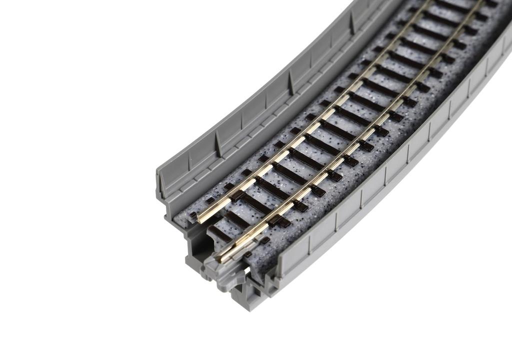 KATO N Gauge Single Track Elevated Curved Line R348-45° 2 Pieces 20-530 Railway Model Supplies