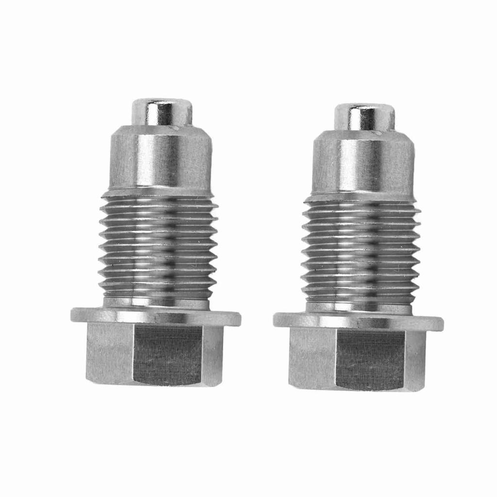 Bouchon de vidange d'huile magnétique pour moteur de voiture Acier inoxydable Résistant à la rouille Argent Résistant aux hautes températures Remplacement pour Ford