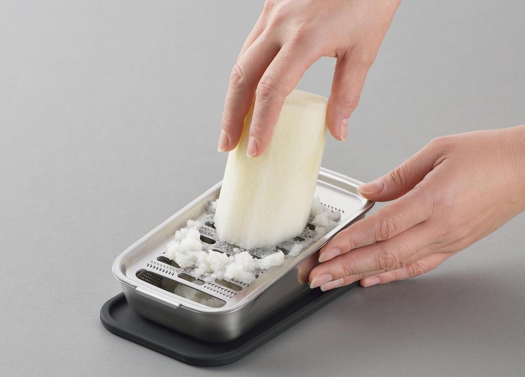 Tsuboe Premium Grater Box for Daikon Radish Made in -hako- Grater, Japan, Tsubame-Sanjo