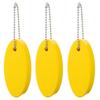 Iplusmile Floating Keychains, Set of 3, Floating Keychains, Buoyancy, Key Floats, Anti-Loss, Oval Shape (PU Foam), Perfect for Boating, Fishing,