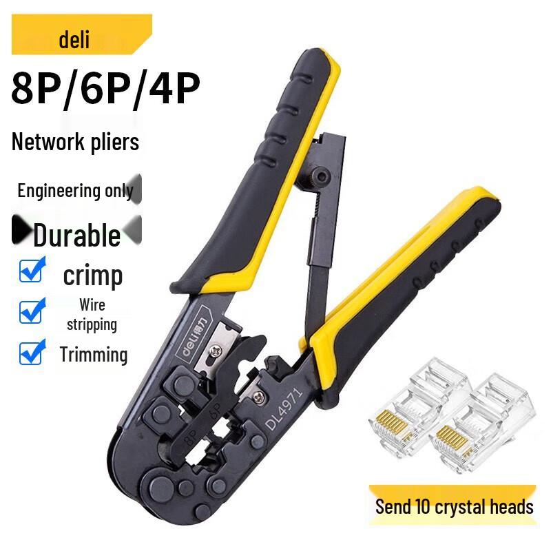 Deli Network Cable Crimping Tool Kit