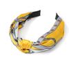 New Satin-knotted Hairband - Wide Version with Rolled Edge Chain End - Women's Hair Accessory for Grooming and Face Care