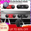 2026 Hot Valve Stems Caps Car Sticker For VW Volkswagen Jetta MK5 Golf Multifunctional Car Double Hook Charger Cable Line Organizer For V