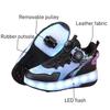 Invisible Bottom Flying Shoes with Wheels Hot Sale of The Season Unisex Kids' Double Wheel Walking Shoes Roller Skates Entertain
