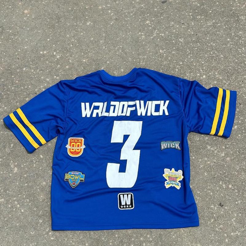 European and American Y2K Hip Hop Gothic V-neck Foam Printed Sports Street Wear