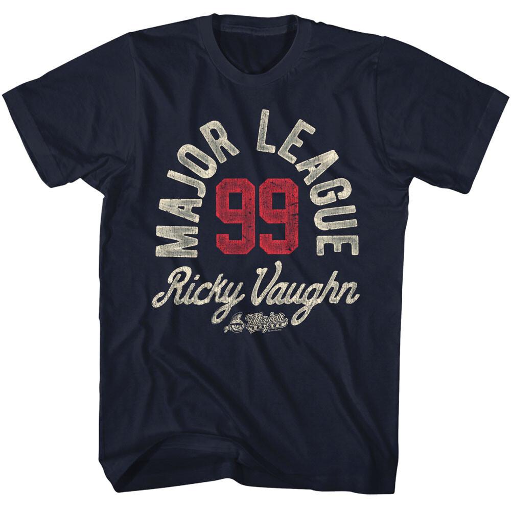 Major League Movie Ricky Vaughn 99 Men T Shirt S