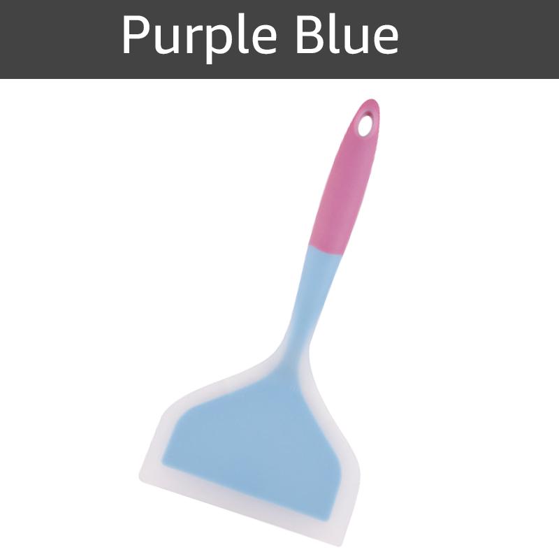 Silikonowa szpachelka naczynia do gotowania wołowina mięso jajko skrobaczka kuchenna szeroka pizza narzędzia kuchenne łopata nieprzywierająca szpatułka przybory kuchenne