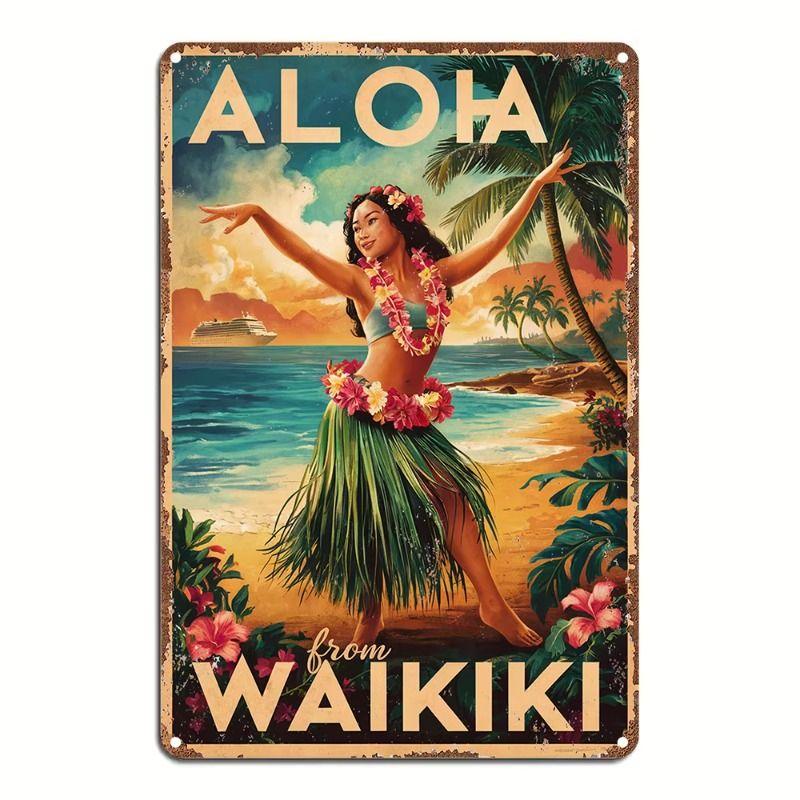 Vintage Metal Tin Sign Retro Poster Wall Decor Iron Art Plaque